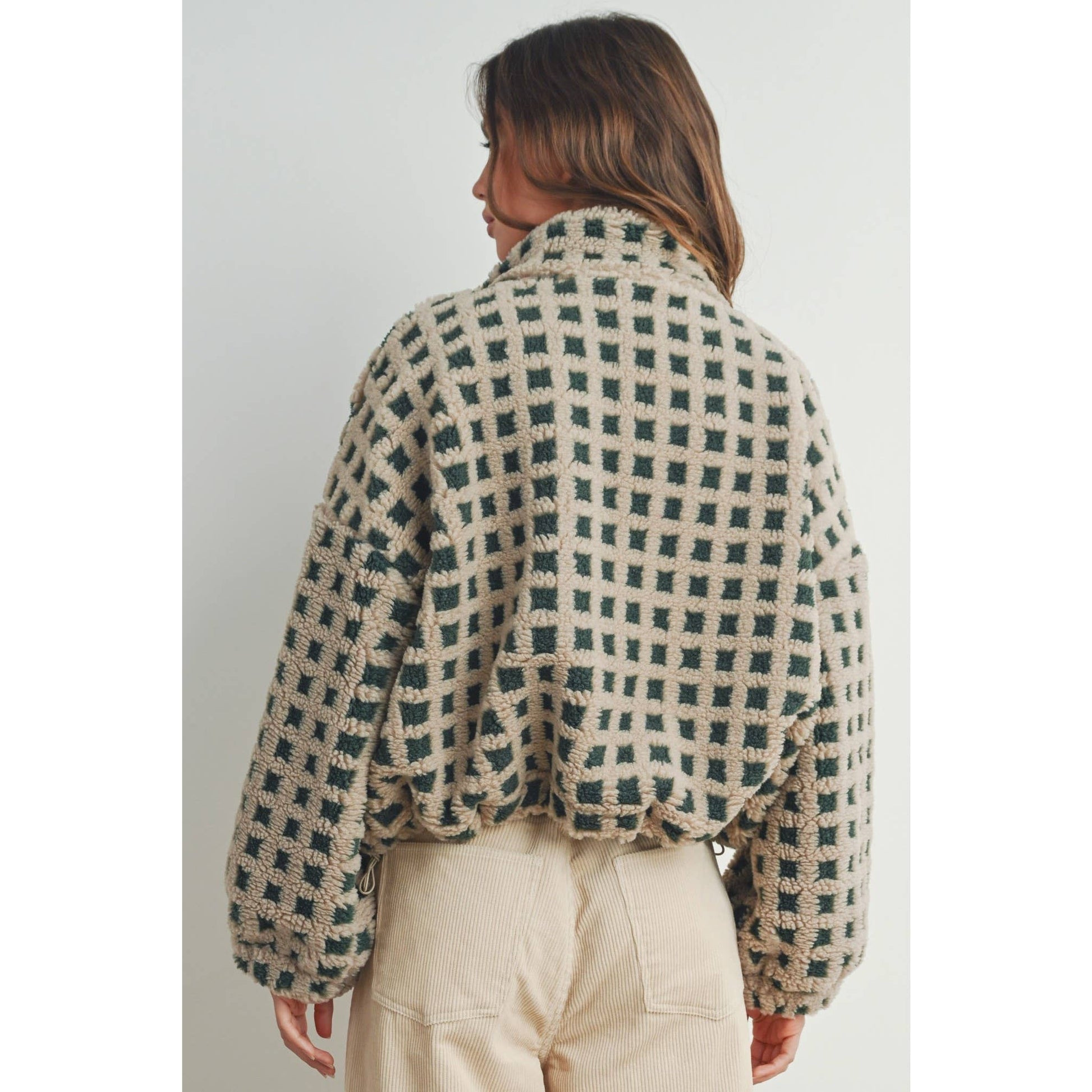 Fuzzy Sherpa Jacket, Feathered Farmhouse