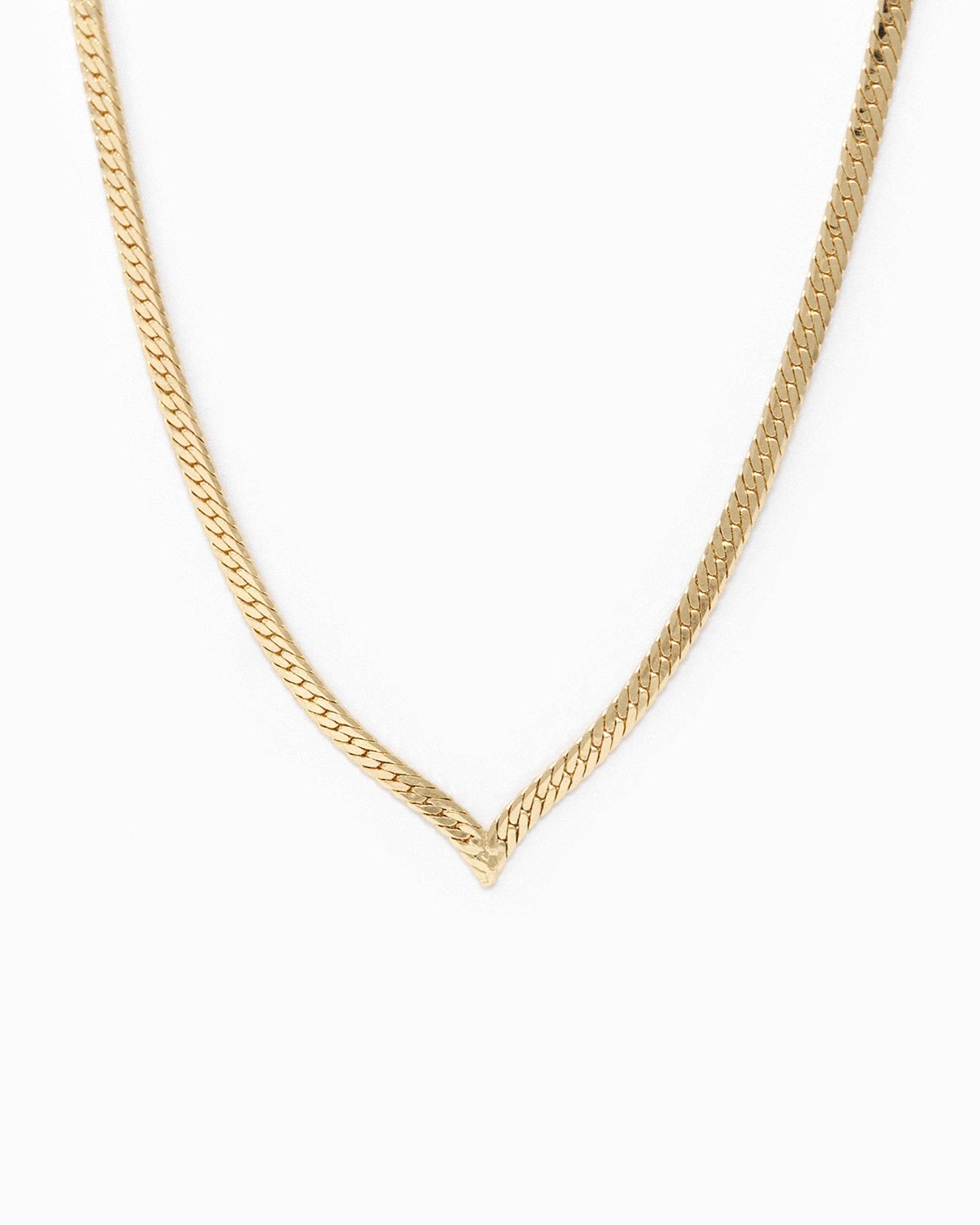 V-Shape Snake Chain Necklace