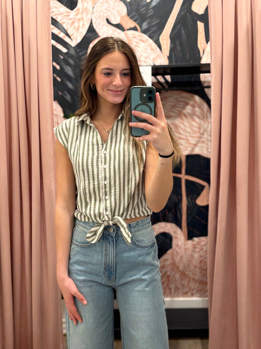 Mary Kay Front Tie Shirt
