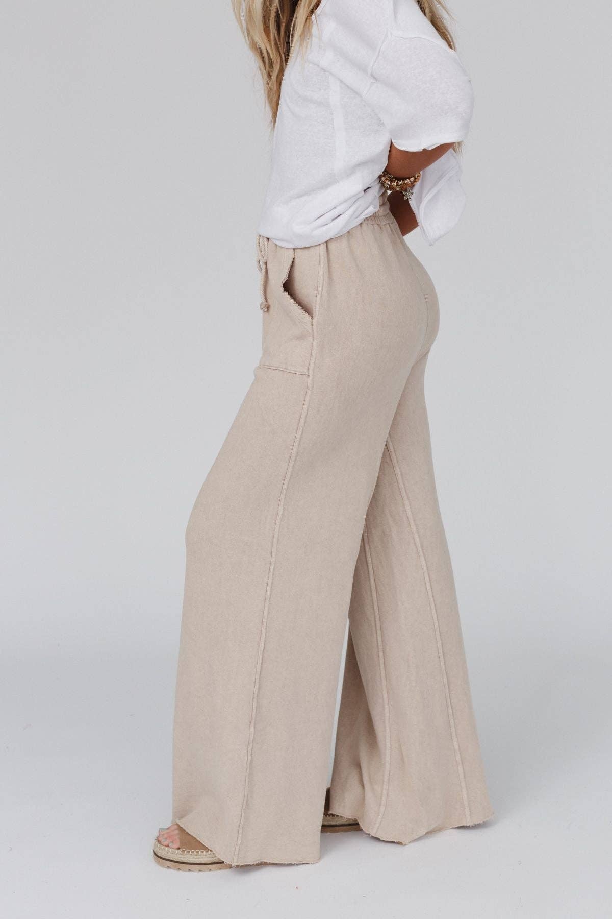 Relaxing Robin Wide Leg Pant, The Feathered Farmhouse