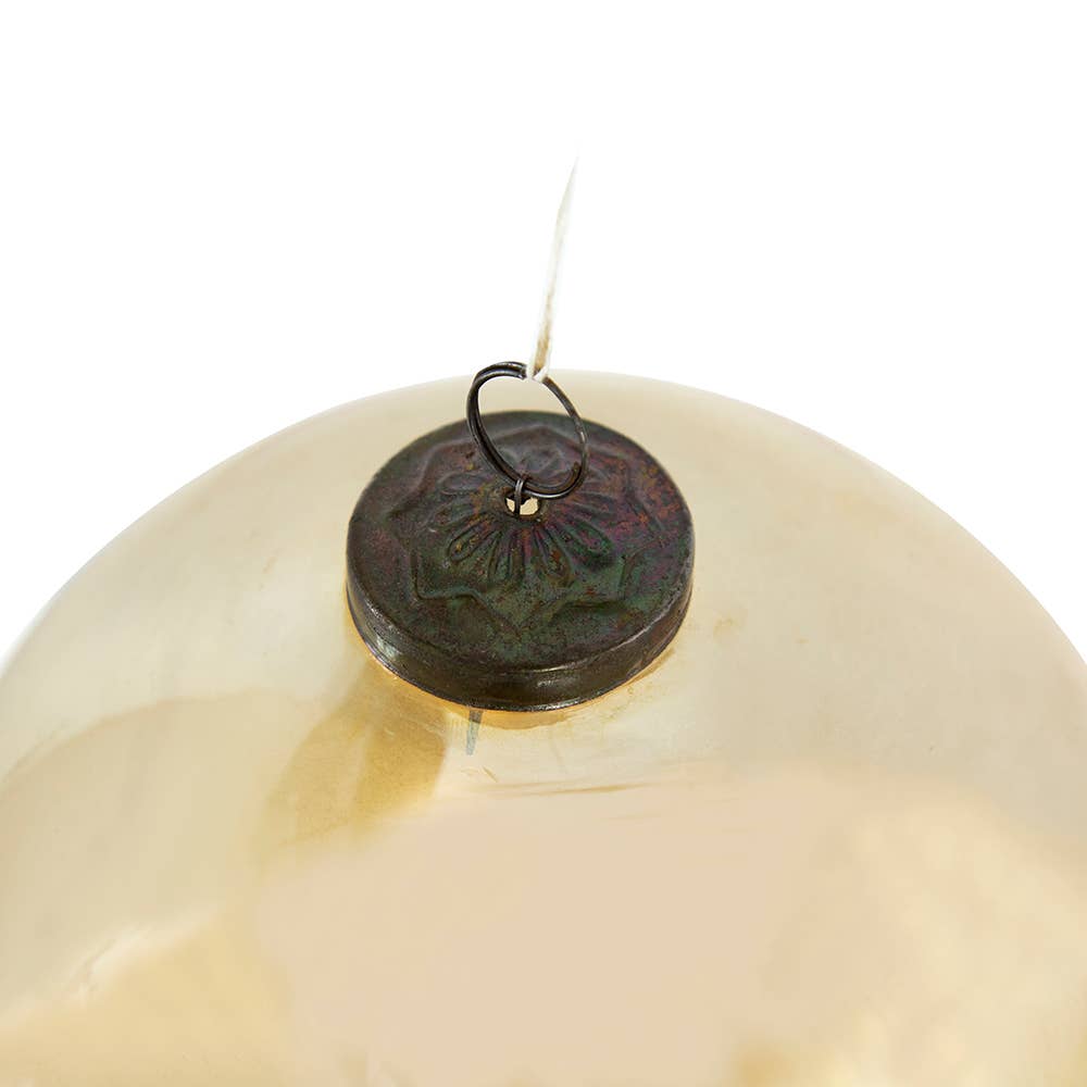 Gold Glass Ornament, The Feathered Farmhouse