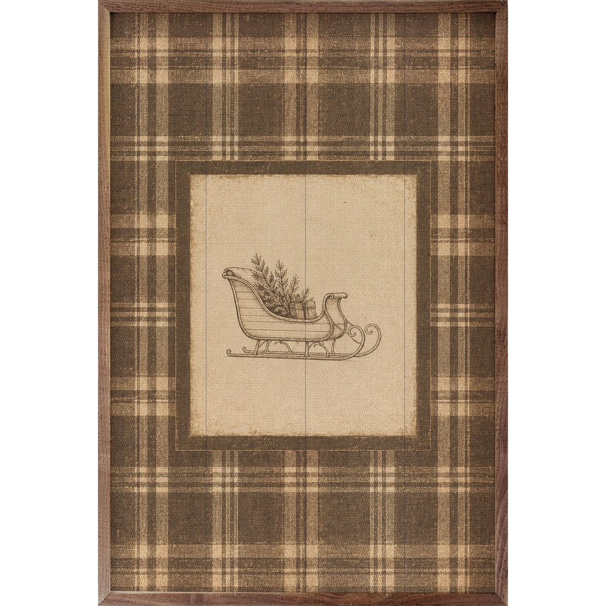 Woodland Sleigh Plaid, Feathered Farmhouse