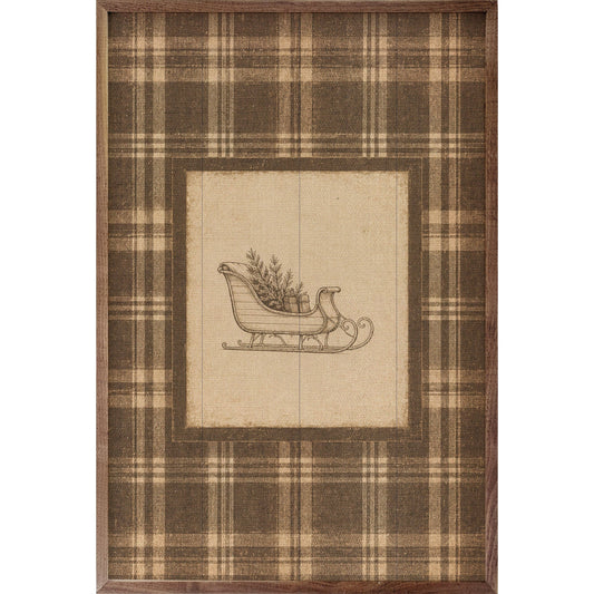 Woodland Sleigh Plaid, Feathered Farmhouse