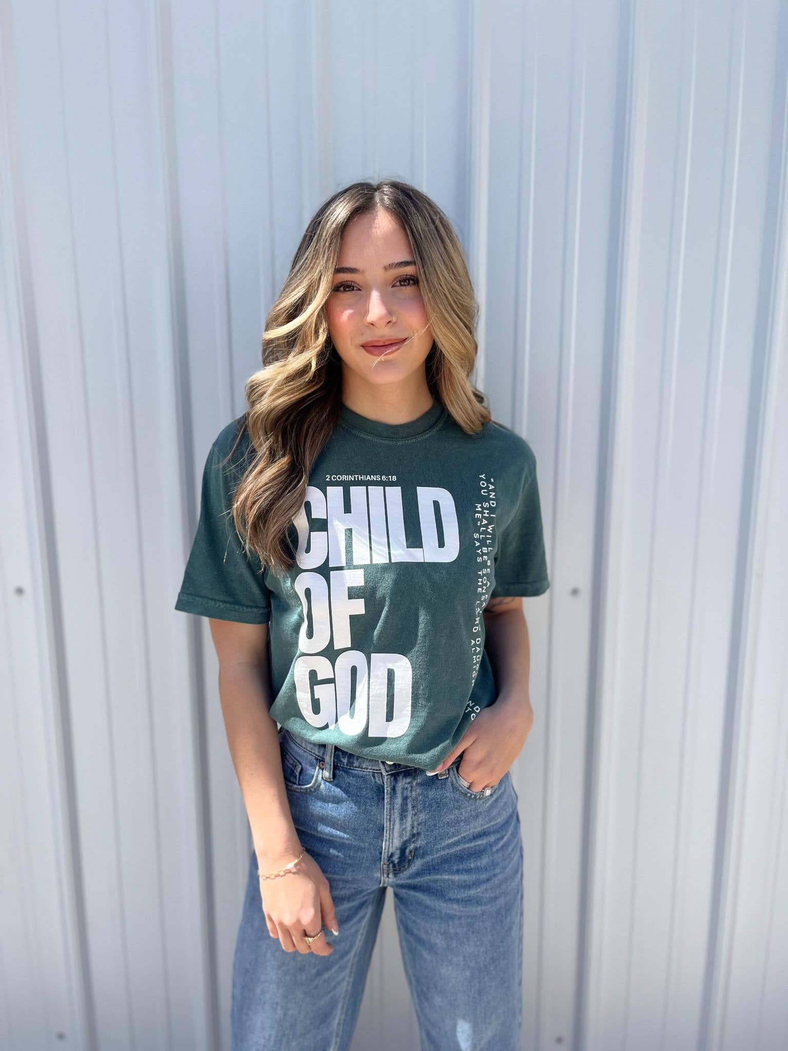 Child of God Tee, Feathered Farmhouse