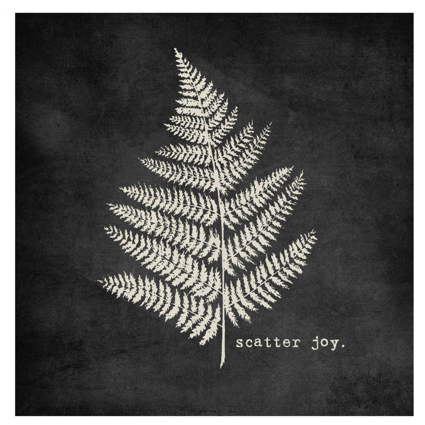 Scatter Joy Fern Leaf Mini Canvas, Feathered Farmhouse