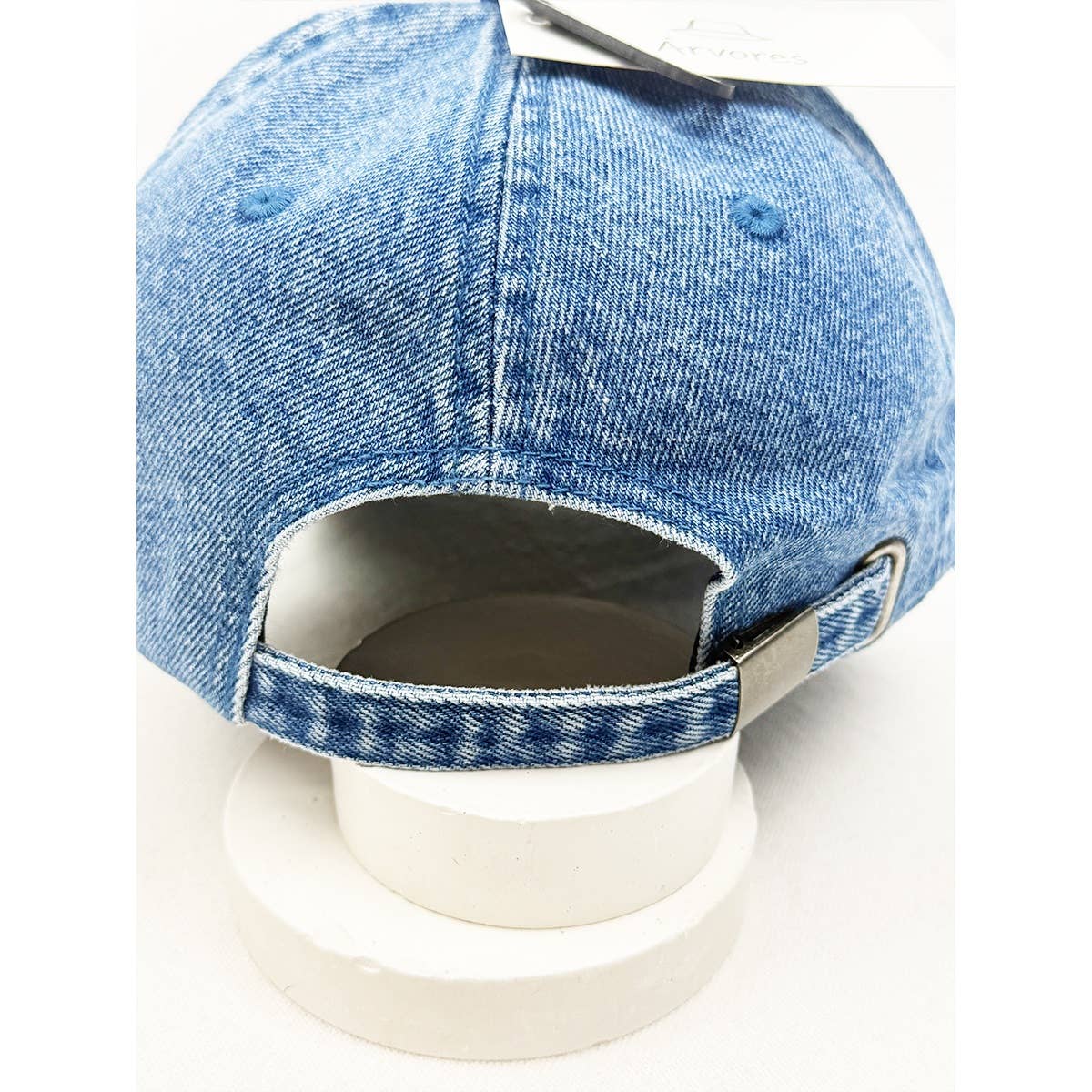Pink Ribbon Denim Baseball Cap, Feathered Farmhouse