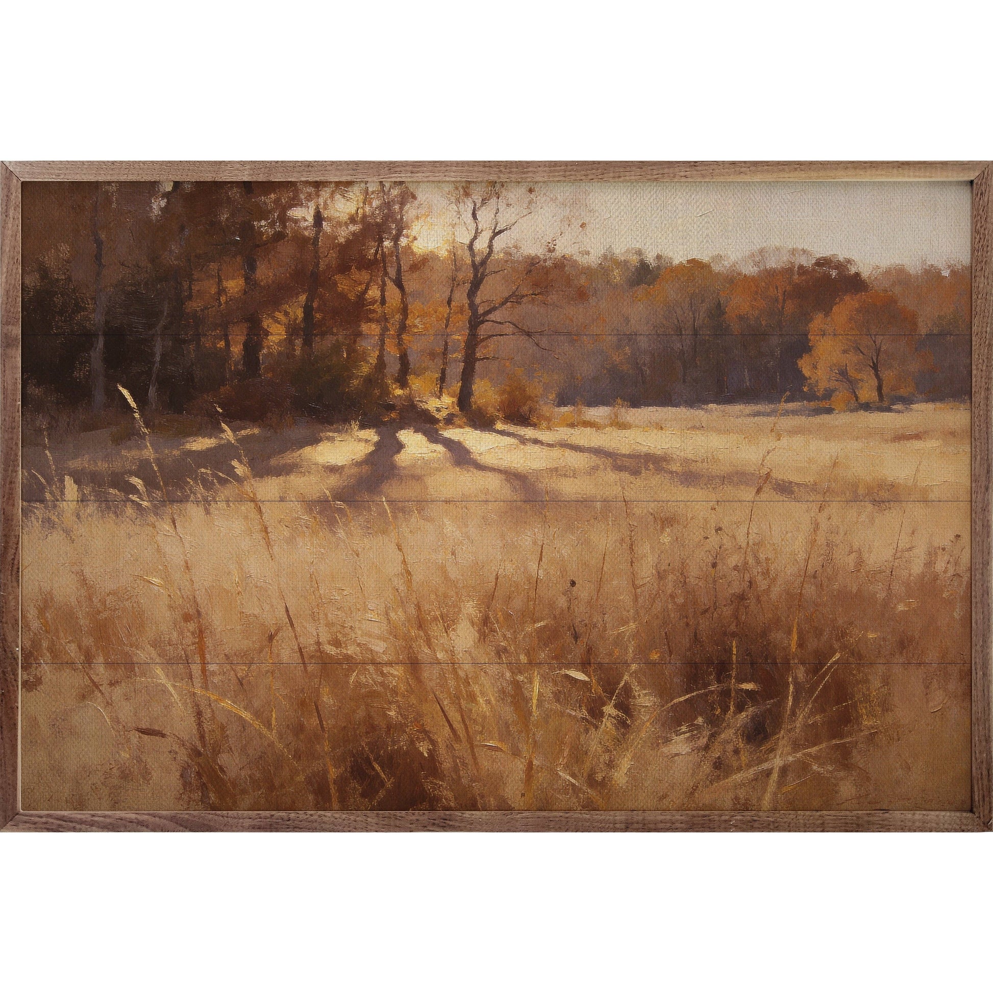 Sunlit Autumn Meadow, Feathered Farmhouse