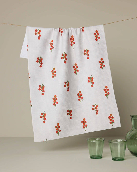 Ripe and Ready Scattered Tea Towel, Feathered Farmhouse
