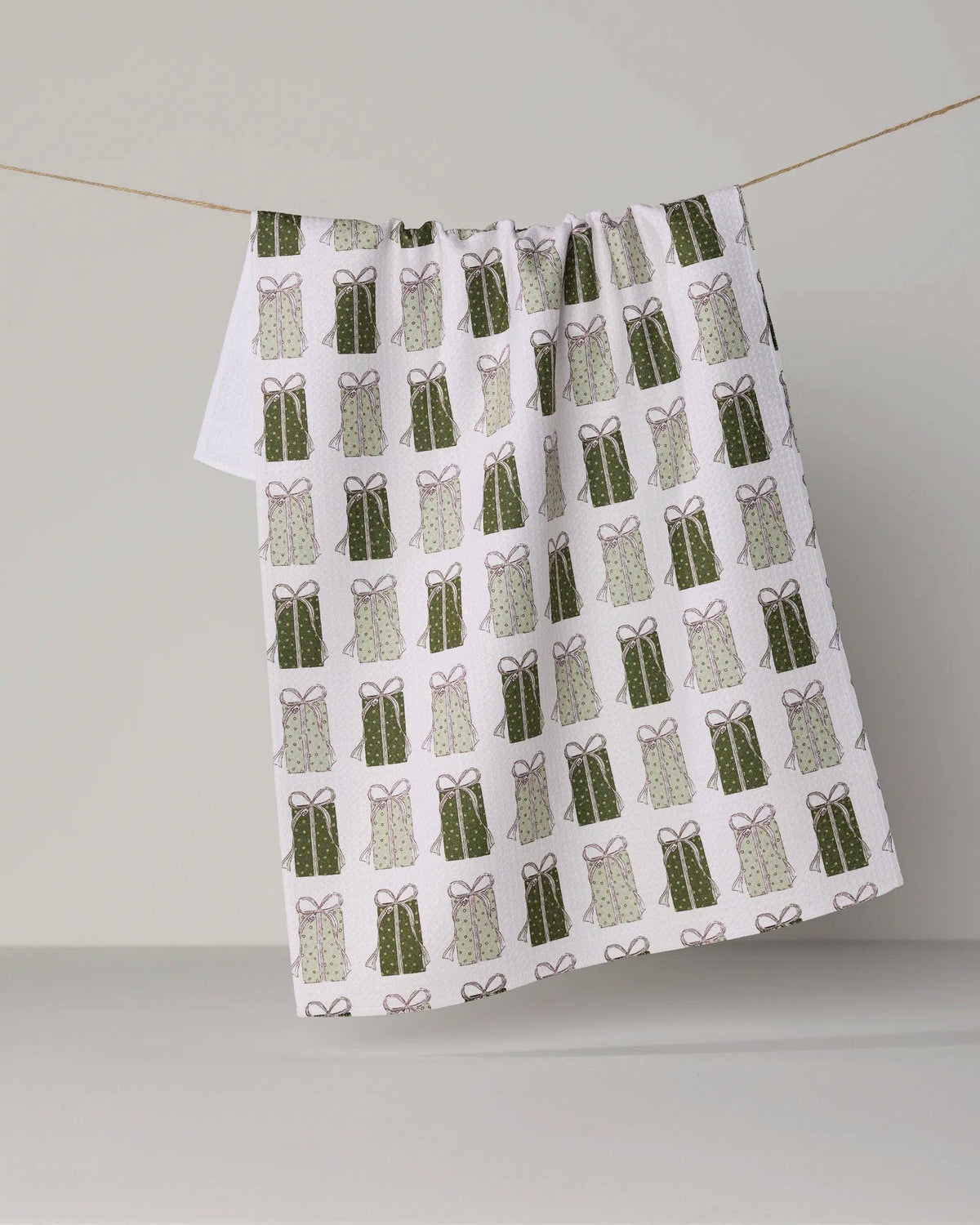 Present Parade Tea Towel, Feathered Farmhouse