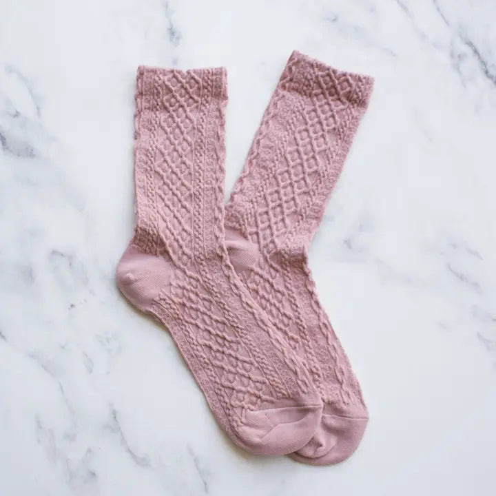 Honeycomb Casual Socks