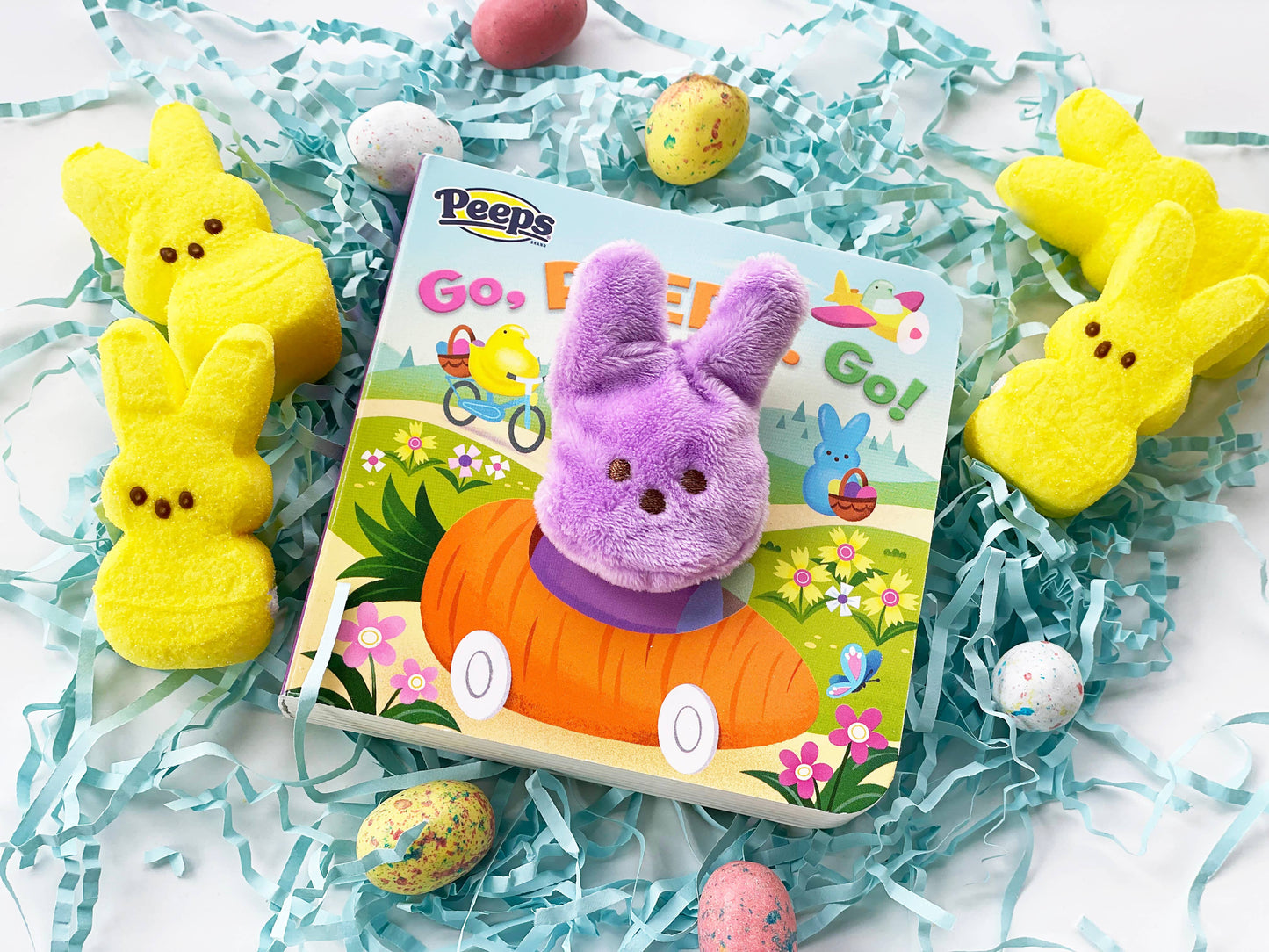 Peeps Go, Peeps, Go! Easter Finger Puppet Board Book