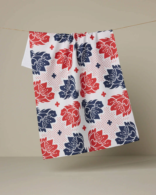 Founding Floral Tea Towel, Feathered Farmhouse