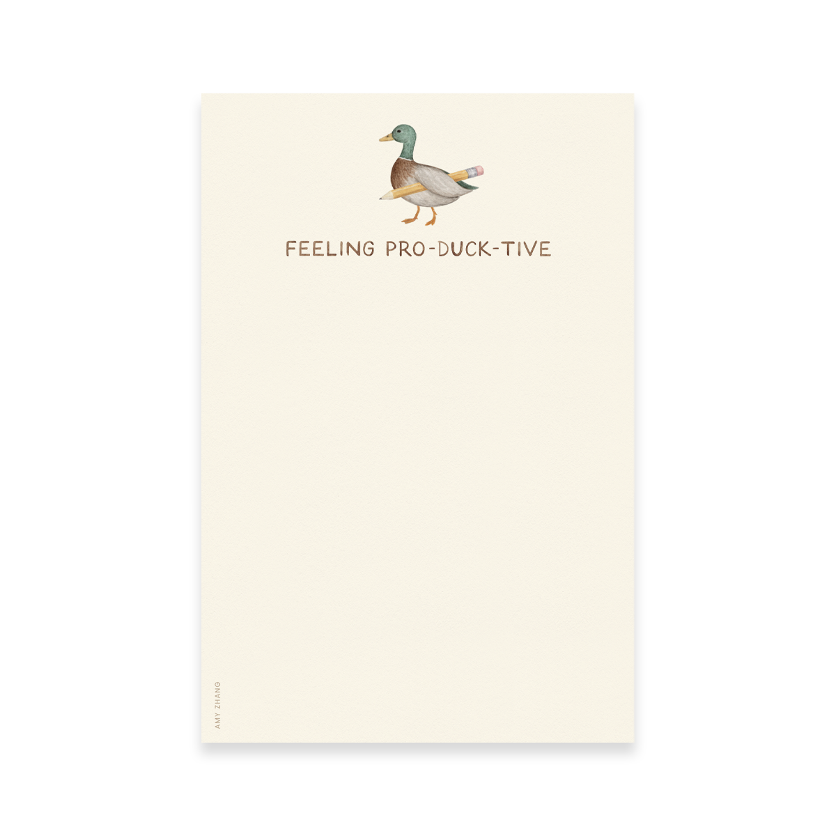 Feeling Productive Notepad, Feathered Farmhouse