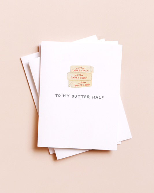To My Butter Half Love Card, Feathered Farmhouse