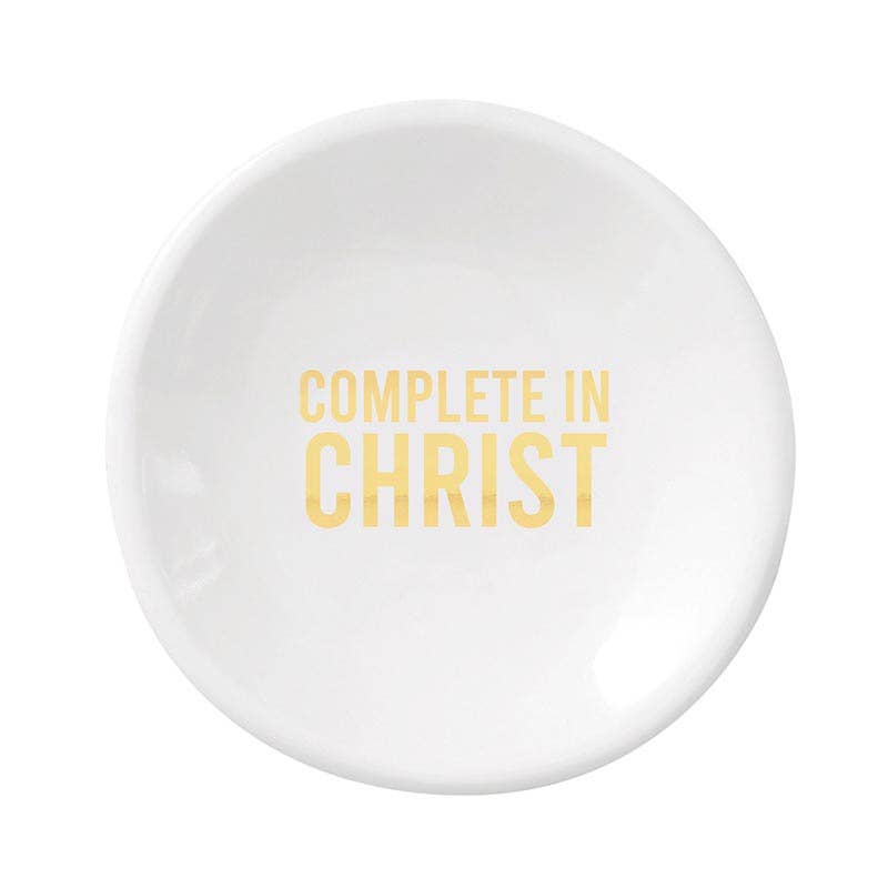 Complete in Christ Earring + Tray Combo, The Feathered Farmhouse