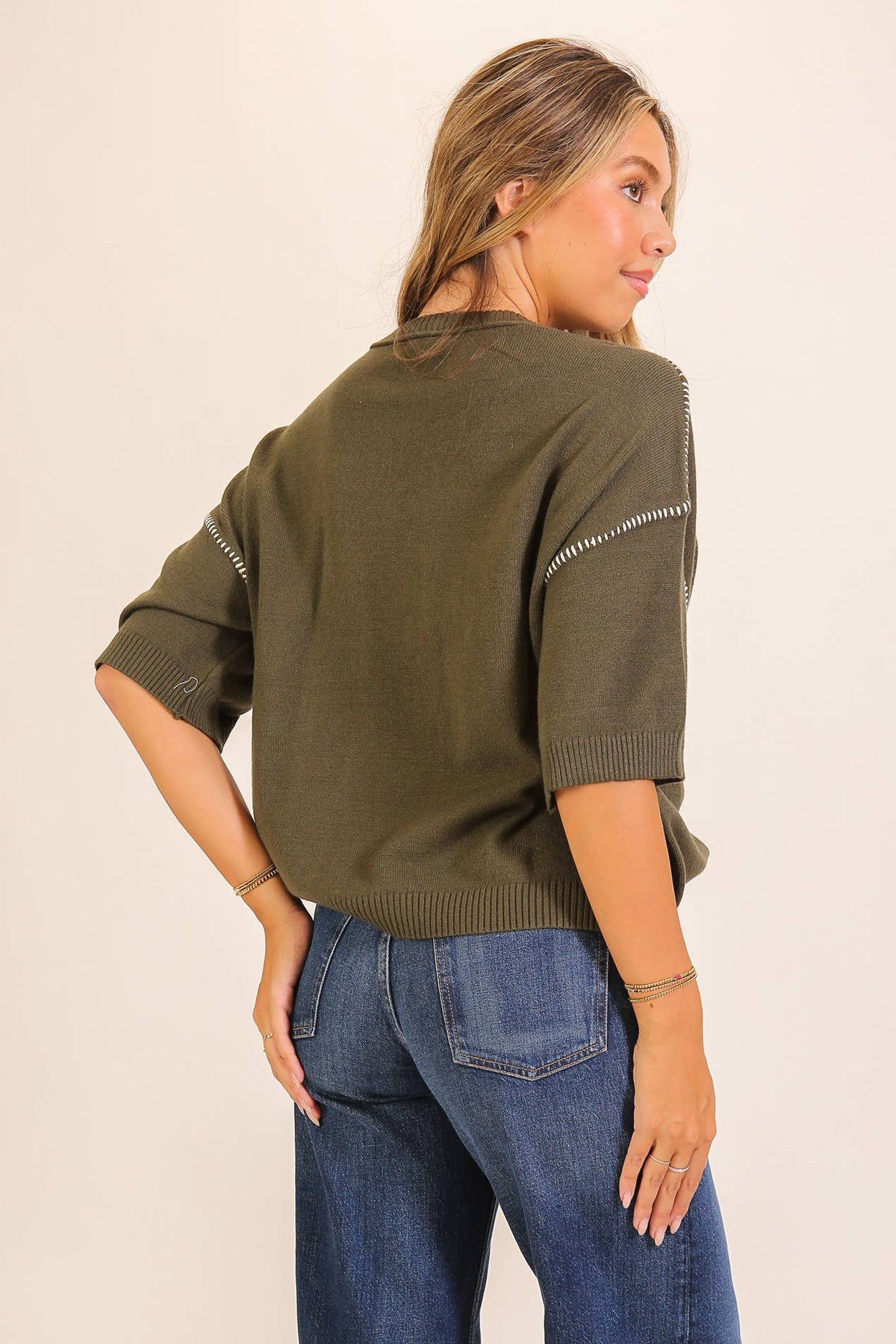 Olive Brielle Sweater, The Feathered Farmhouse