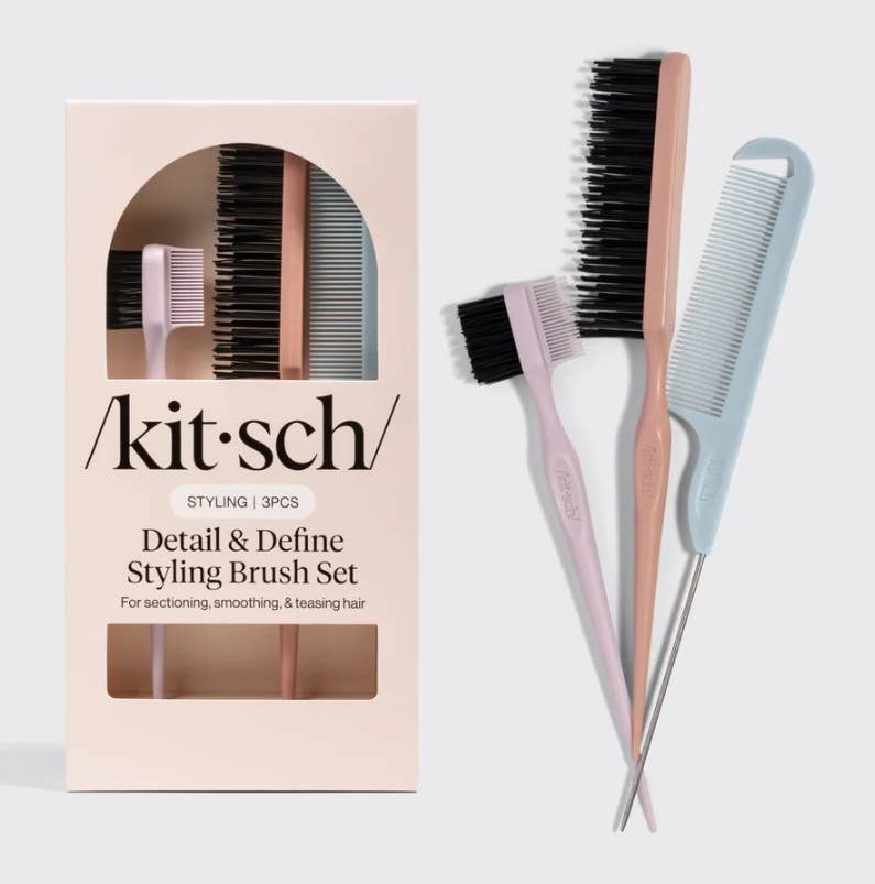 Detail & Define Styling Brush Set, Feathered Farmhouse
