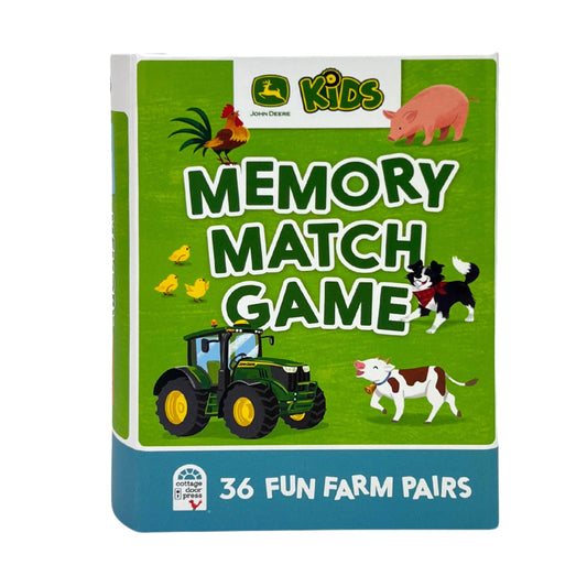John Deere Kids Memory Match Card Game, Feathered Farmhouse