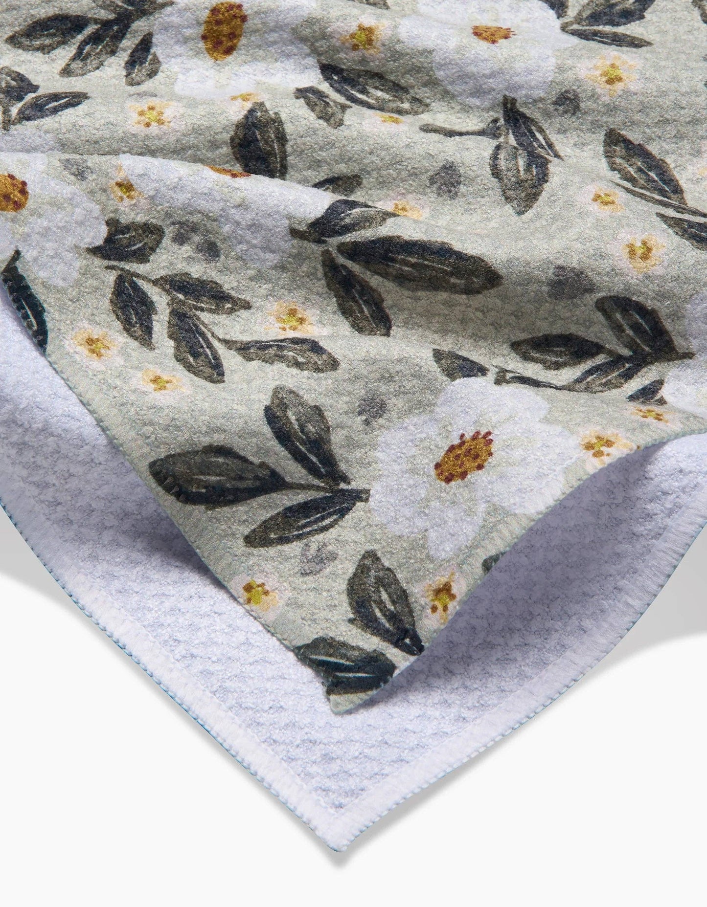 Painted Spring Flowers Tea Towel, Feathered Farmhouse