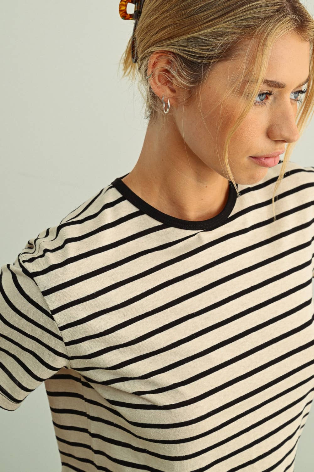 Stripe Ringer Tee, Feathered Farmhouse