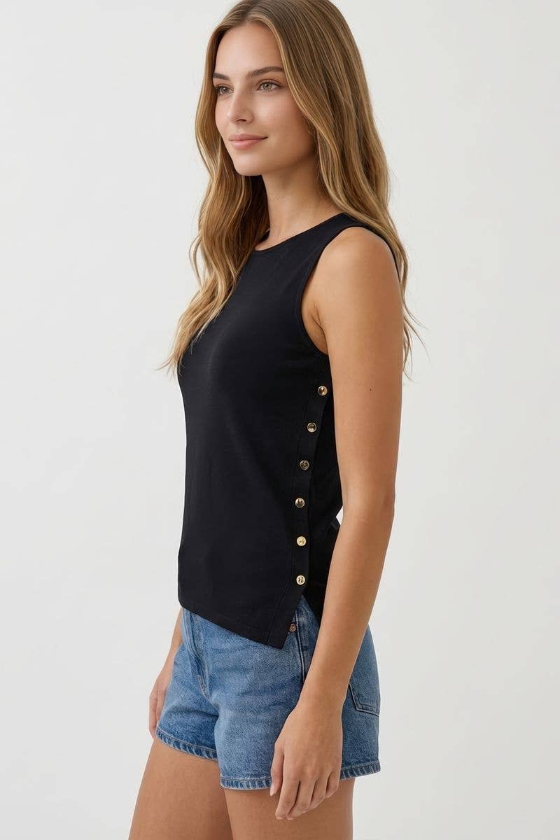 Boat Neck Tank Top, Feathered Farmhouse