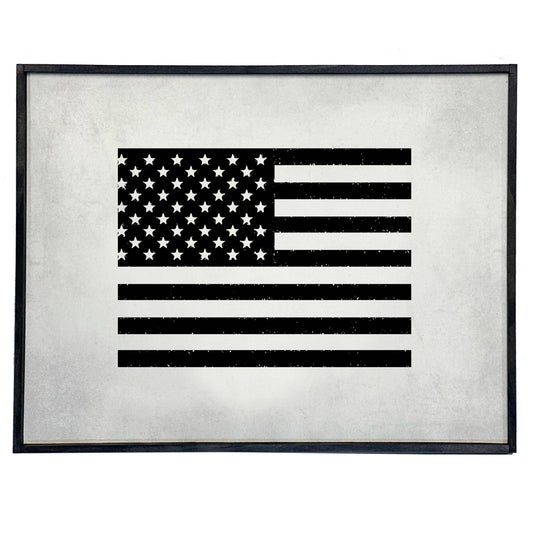 Vintage American Flag Print, Feathered Farmhouse