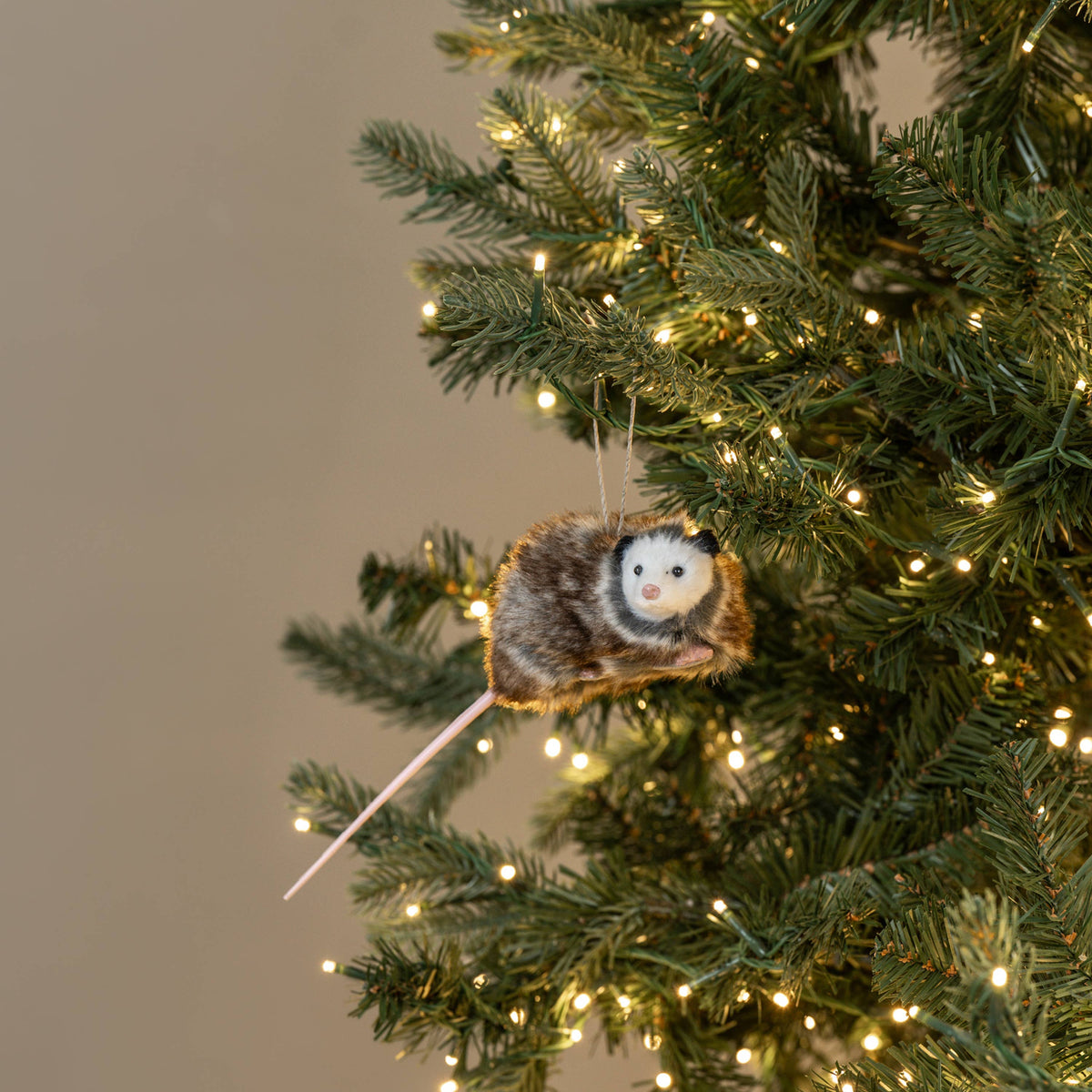 Opossum Ornament, Feathered Farmhouse