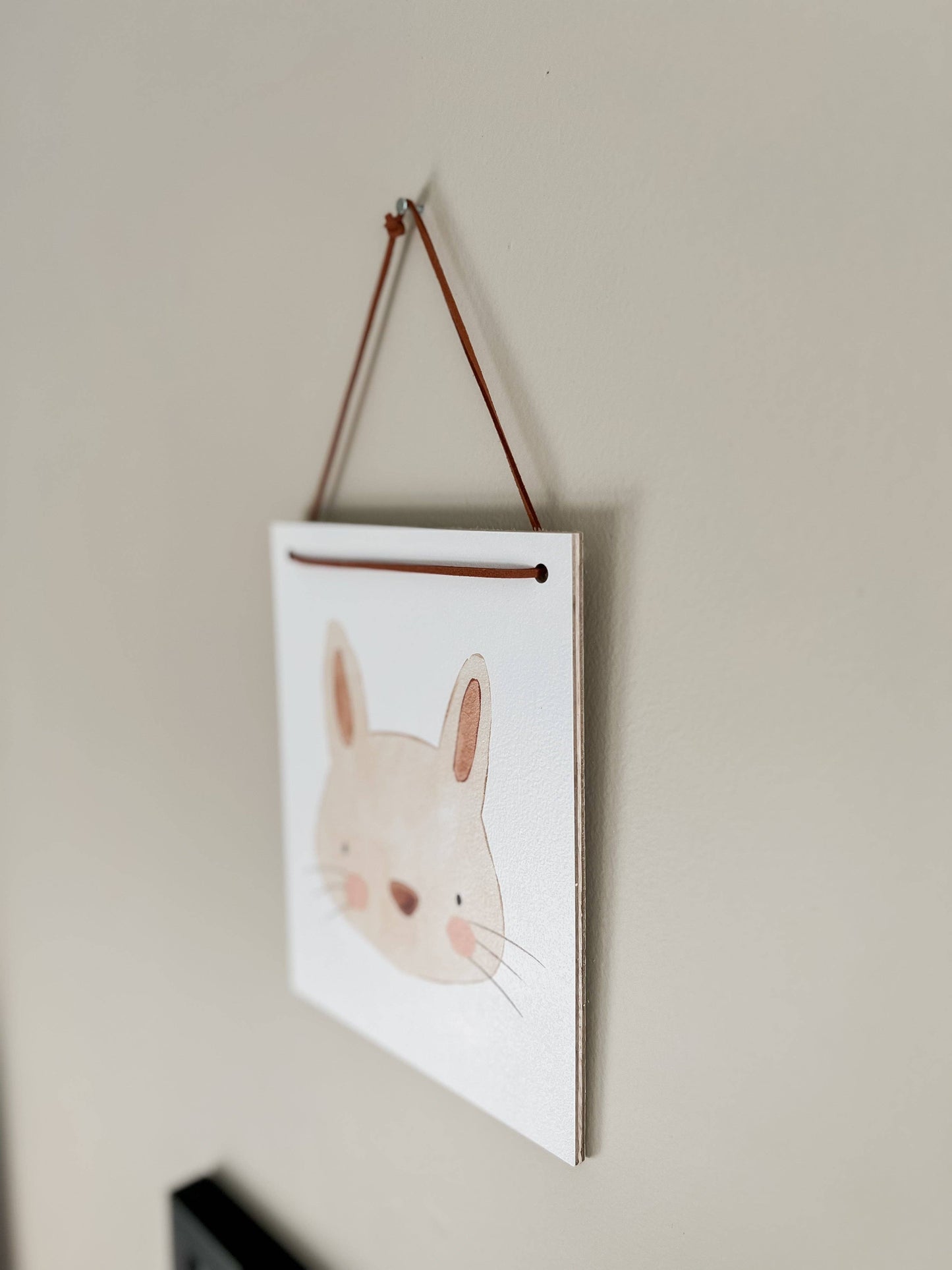 Cat Hanging Wall Art, Feathered Farmhouse
