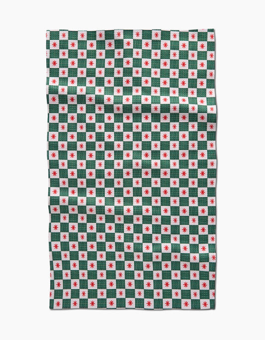 Jolly Grid Tea Towel, Feathered Farmhouse