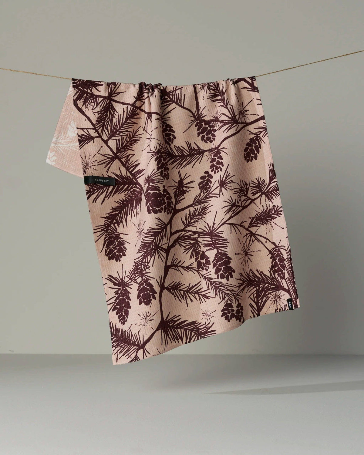 Woodland Calm Luxe Kitchen Towel, Feathered Farmhouse
