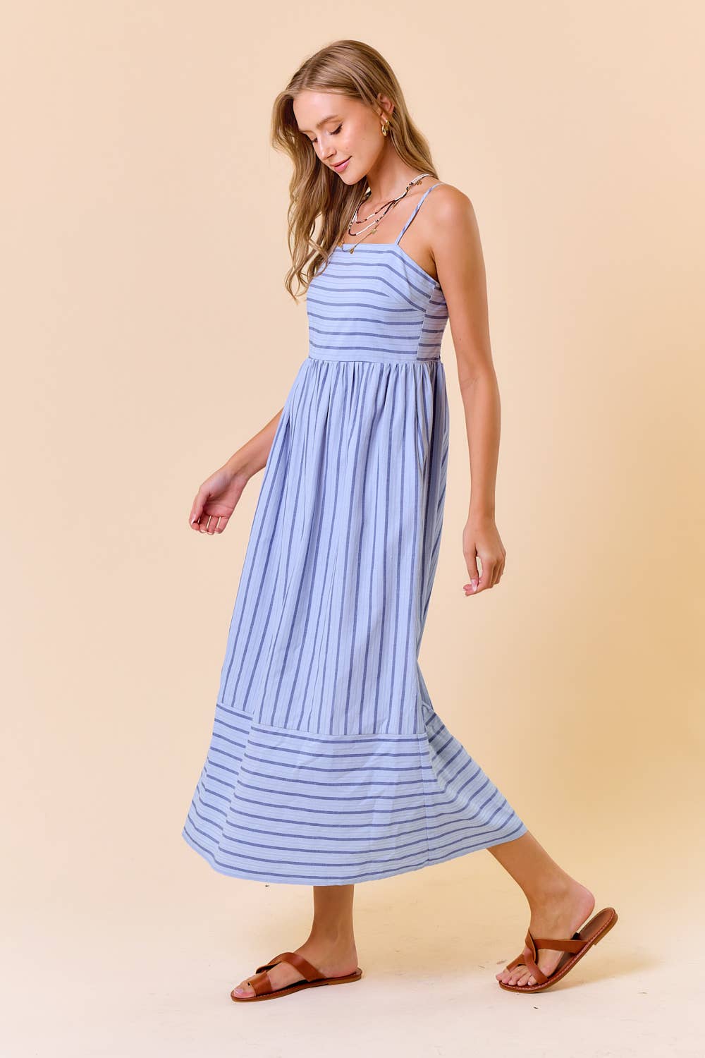 Light Blue Maxi Dress, Feathered Farmhouse