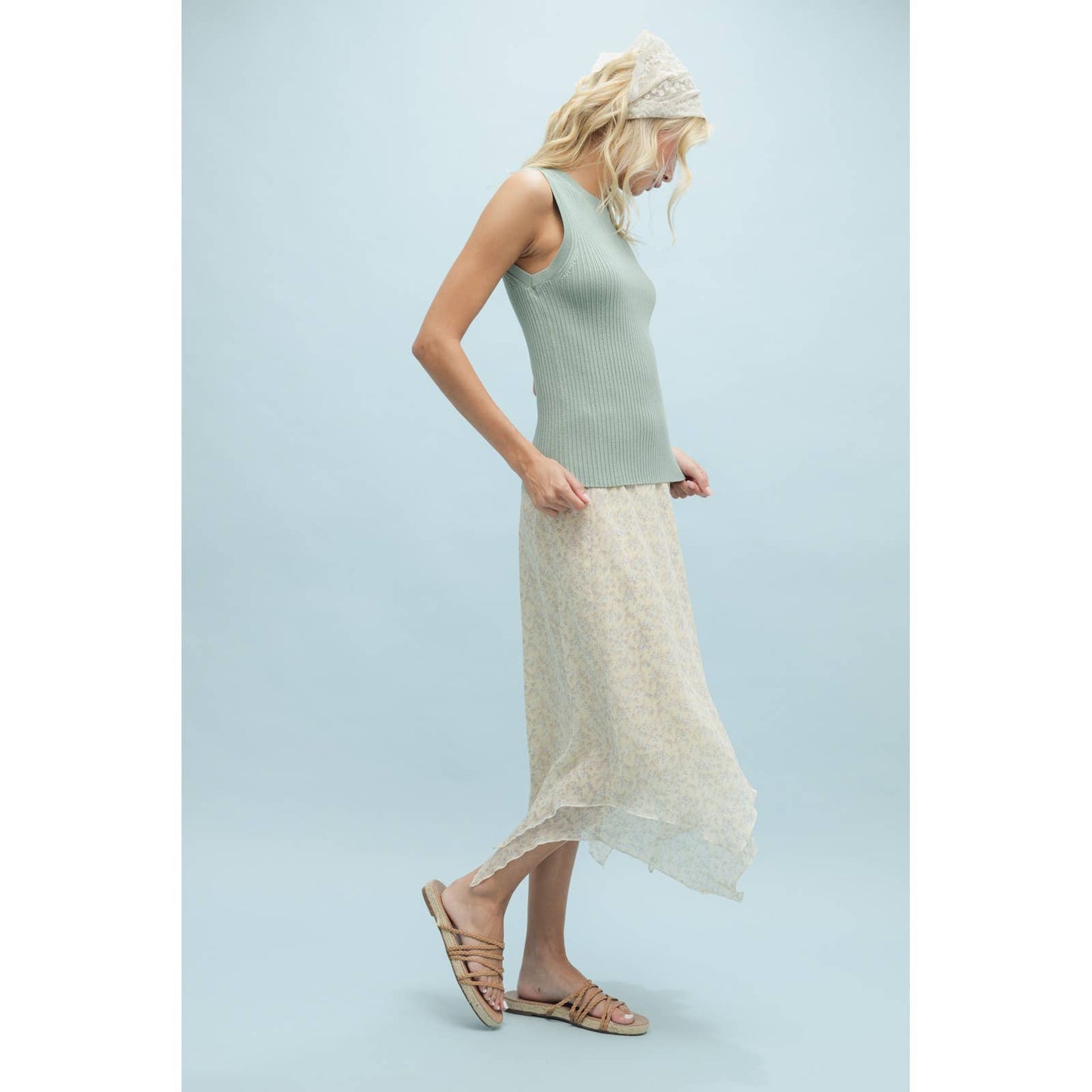 Ribbed Sweater Tank, Feathered Farmhouse