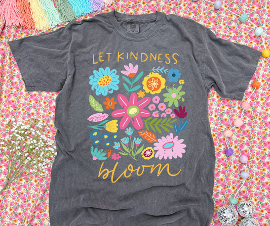 Let Kindness Bloom Tee, Feathered Farmhouse