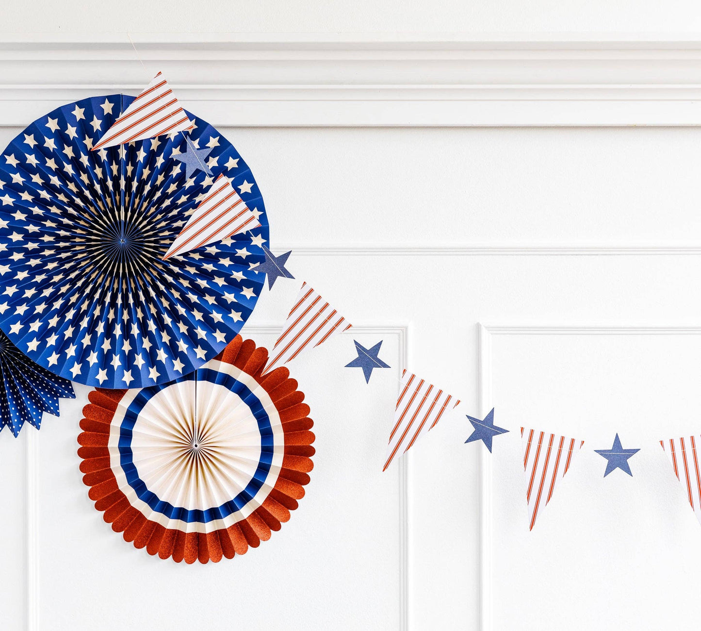 Hamptons Pennant Star Banner, The Feathered Farmhouse