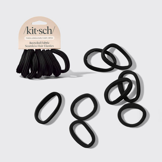Recycled Seamless Hair Elastics, Feathered Farmhouse