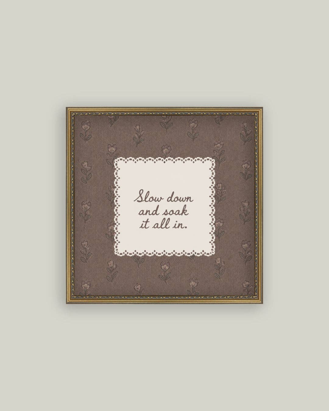 Slow Down, Feathered Farmhouse