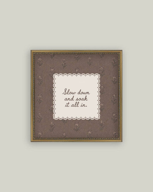 Slow Down, Feathered Farmhouse
