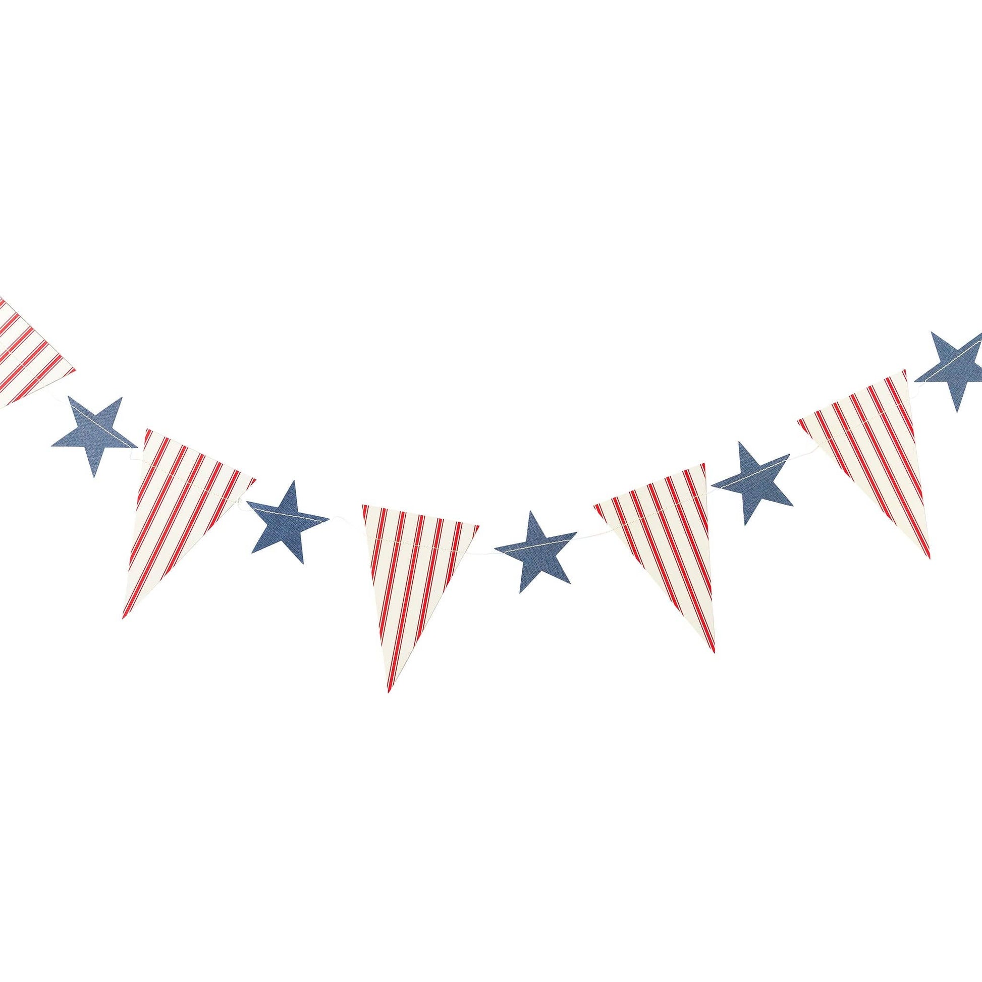 Hamptons Pennant Star Banner, The Feathered Farmhouse