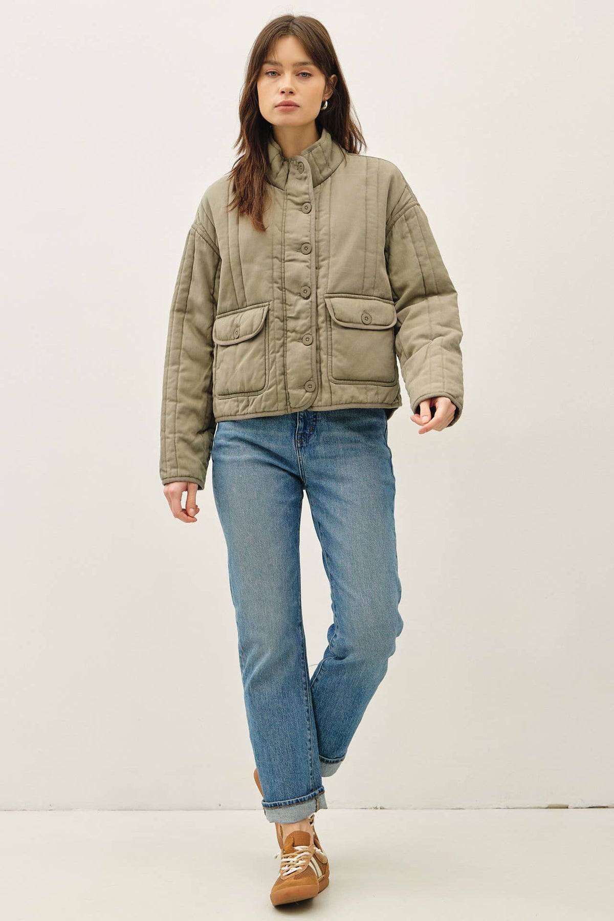 Paige Quilted Jacket, Feathered Farmhouse