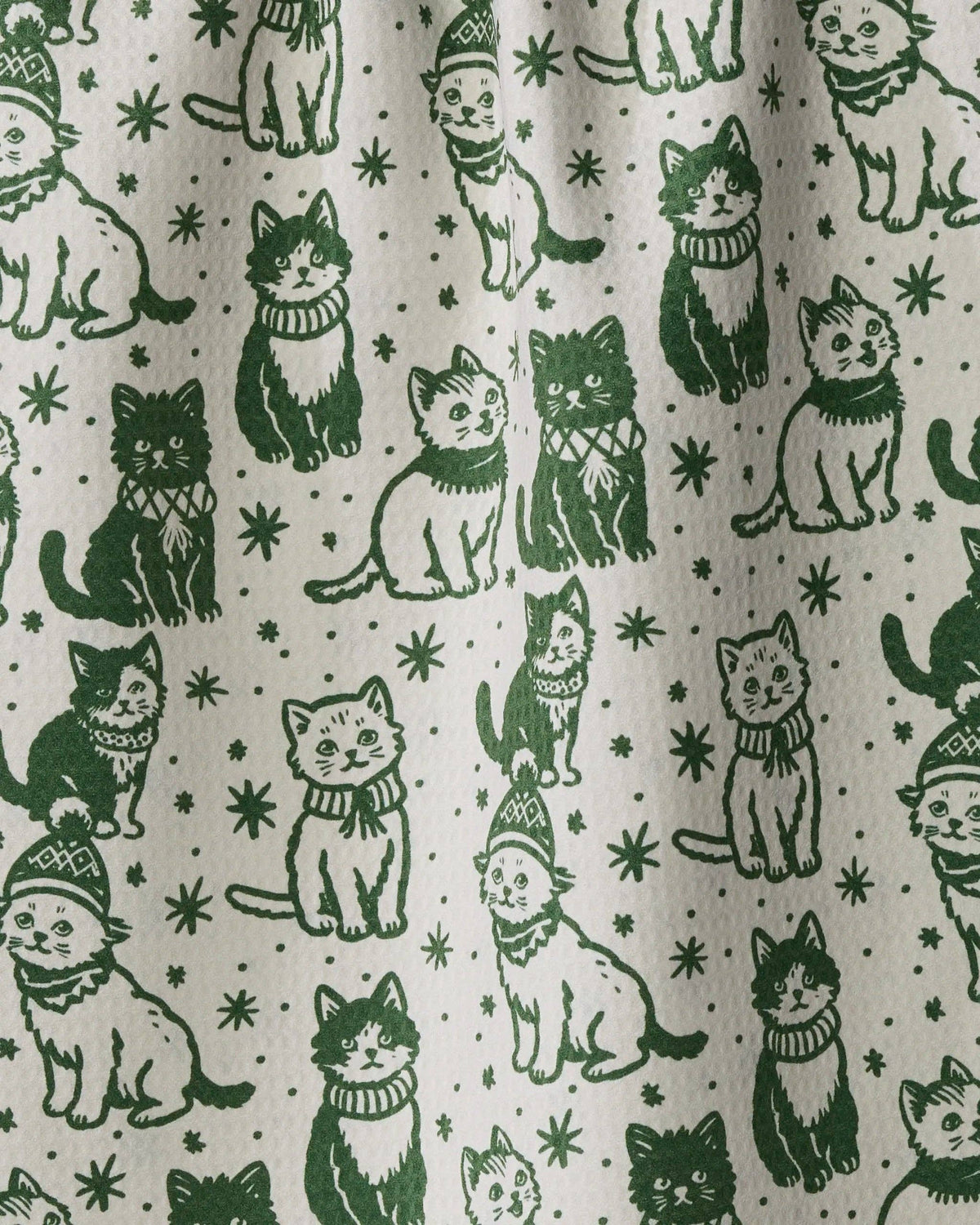 Cozy Kittens Luxe Kitchen Towel, Feathered Farmhouse
