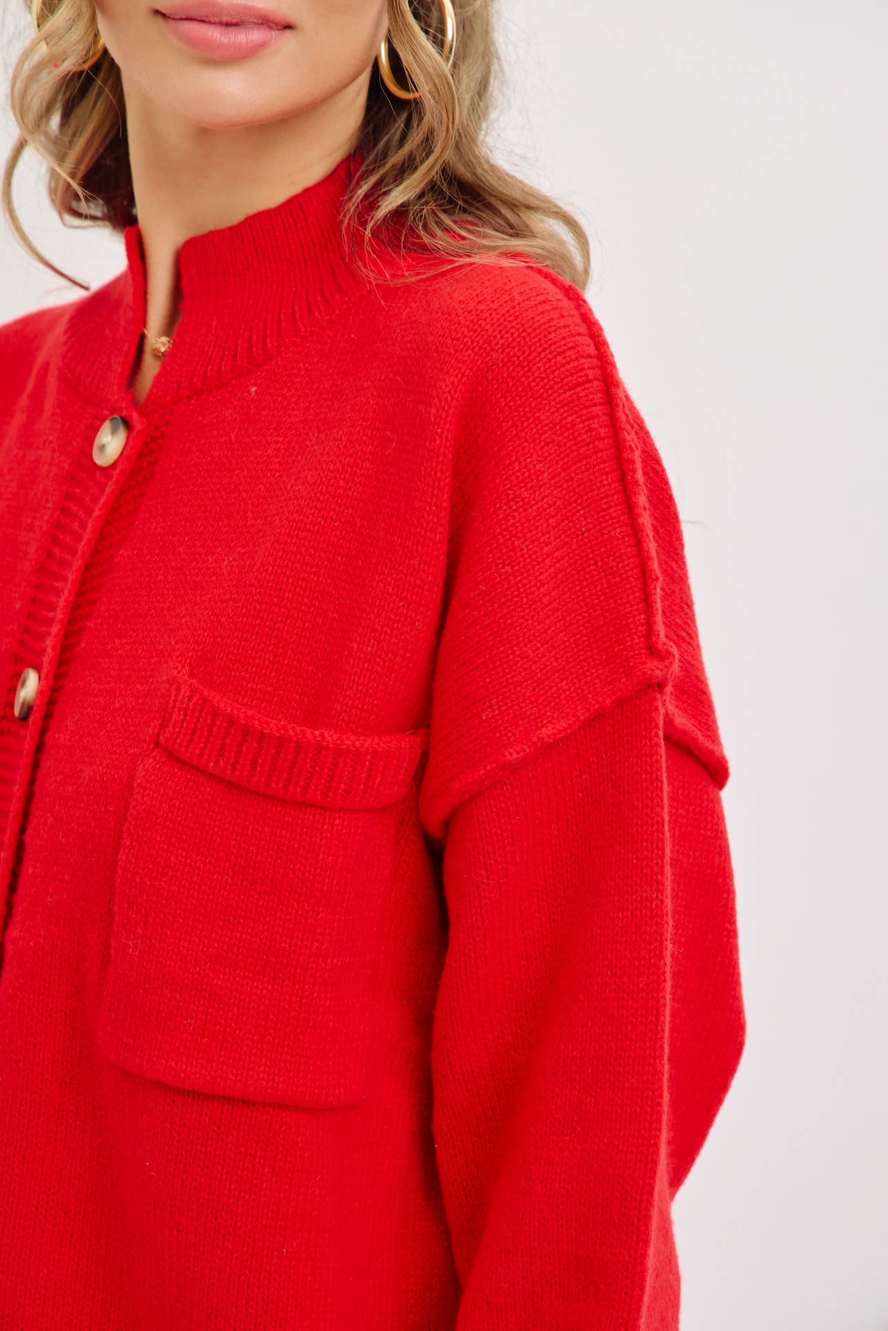 Christmas Holiday Sweater Cardigan, Feathered Farmhouse