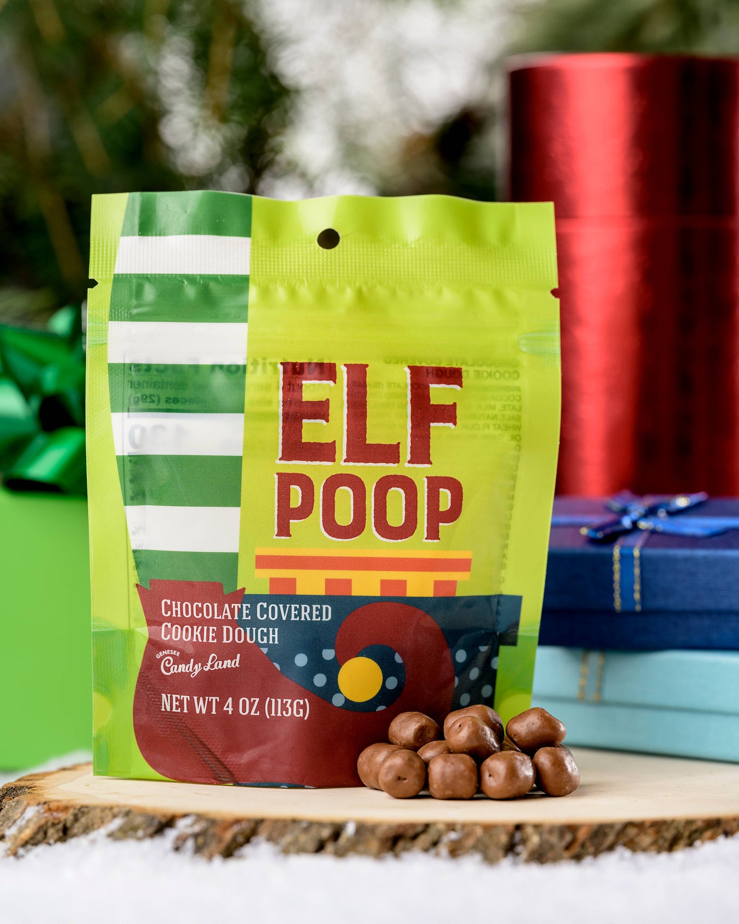 Elf Poop Chocolate Covered Cookie Dough, Feathered Farmhouse