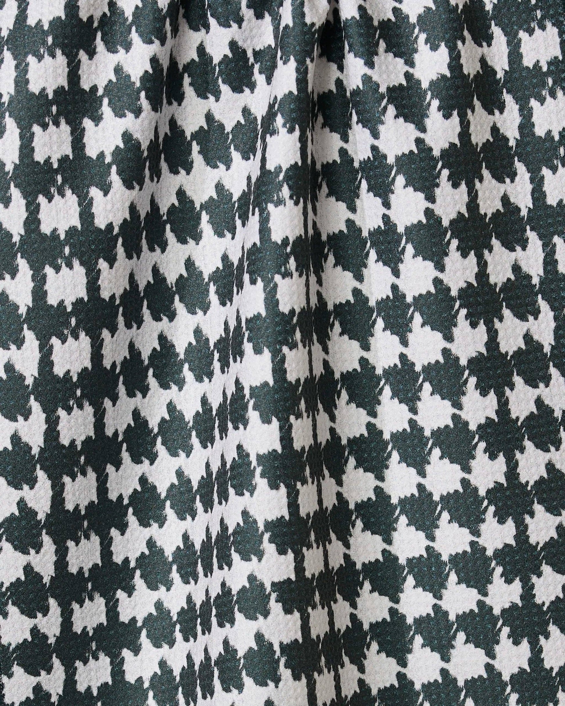 Electric Houndstooth Black Tea Towel, Feathered Farmhouse