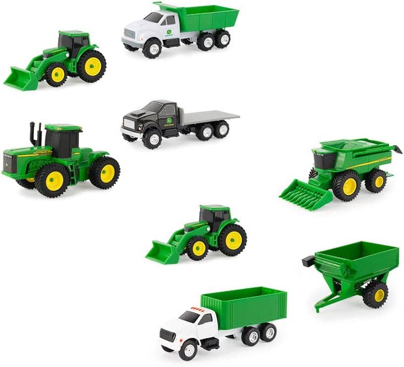 John Deere 4 Piece Farm Machinery Set, Feathered Farmhouse