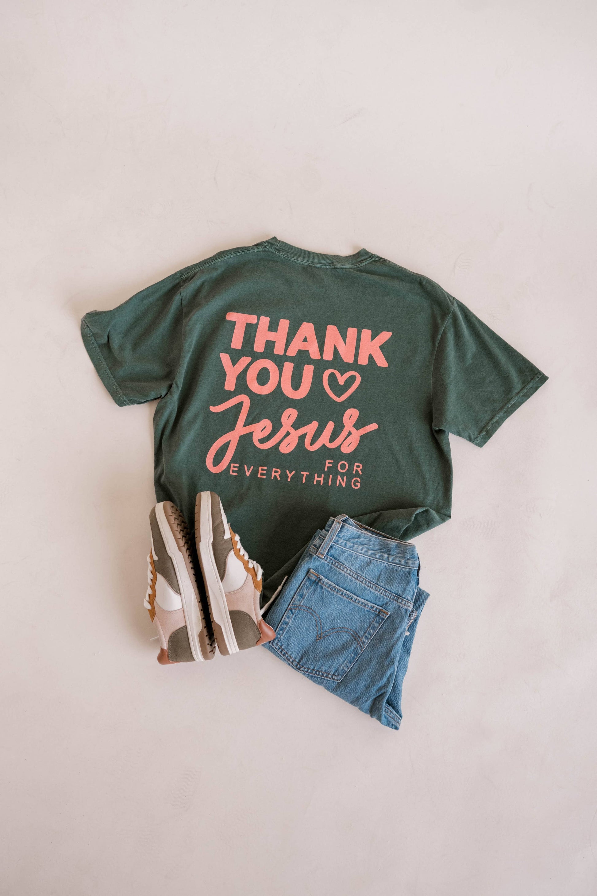 Thank You Jesus Tee, Feathered Farmhouse