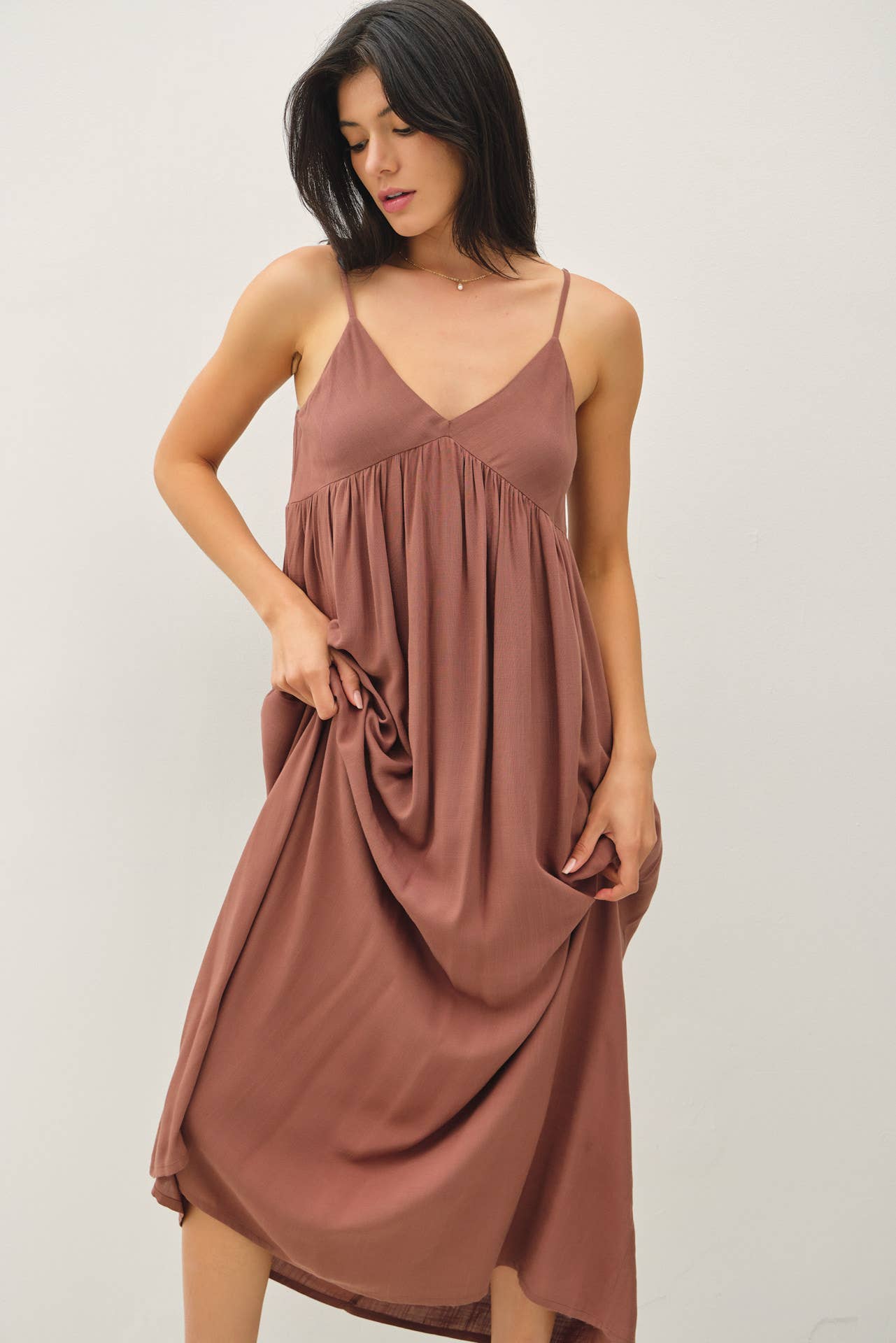 Breezy Baby Doll Maxi Dress