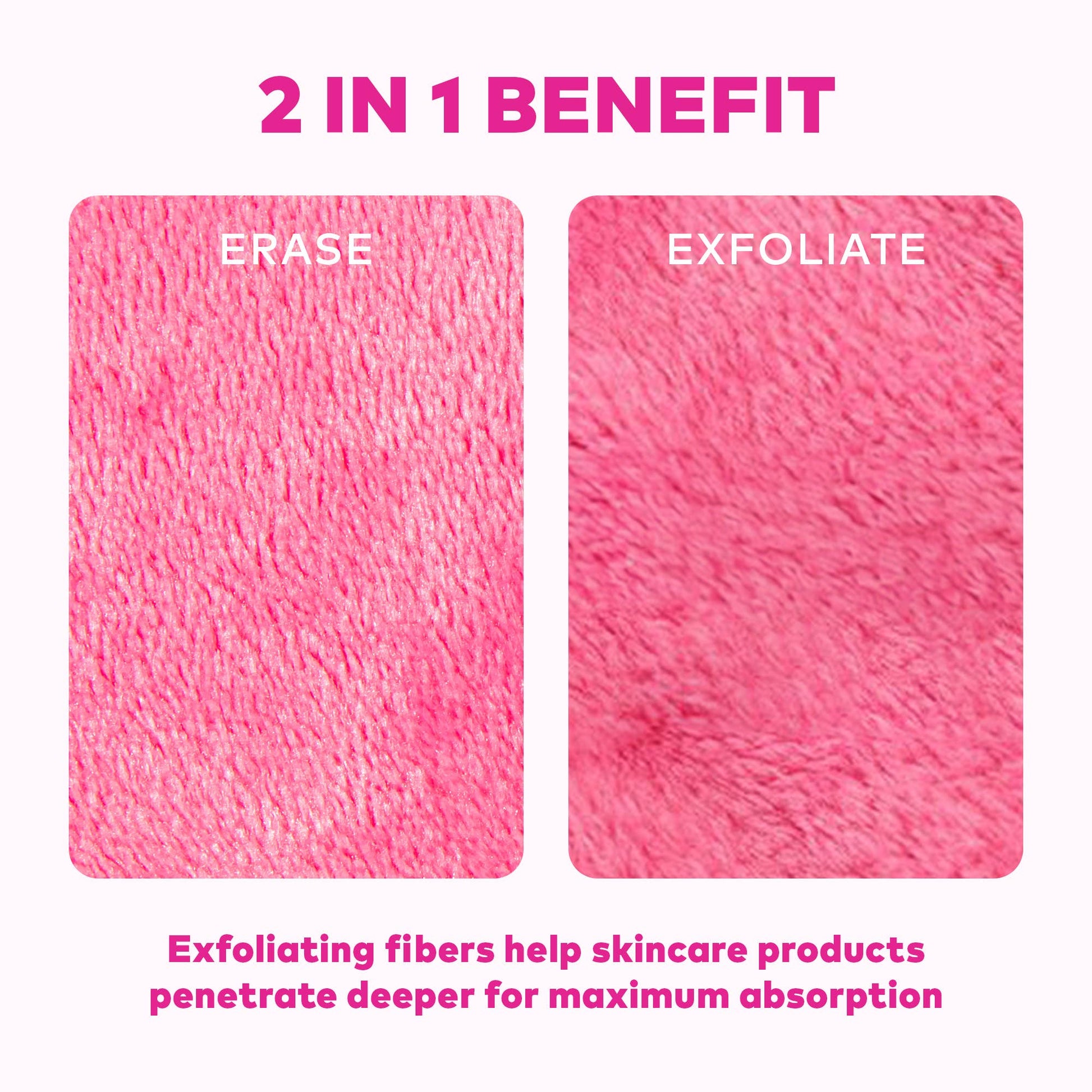 Original Pink MakeUp Eraser PRO, Feathered Farmhouse