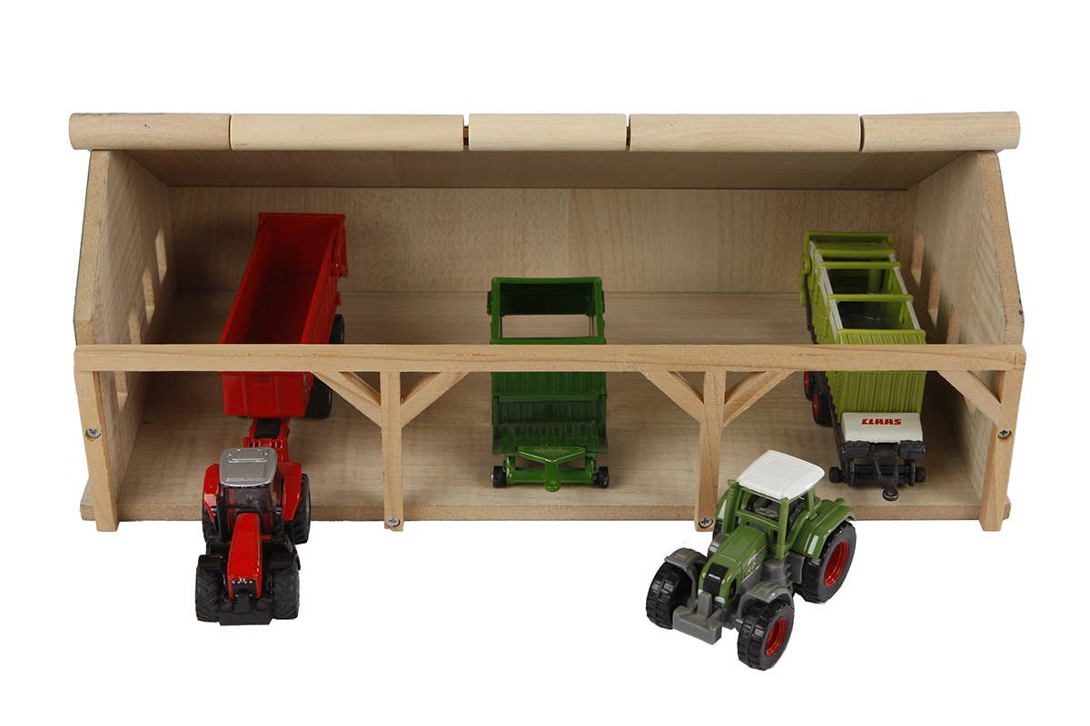 1:87 Scale Wooden Farm Shed Toy