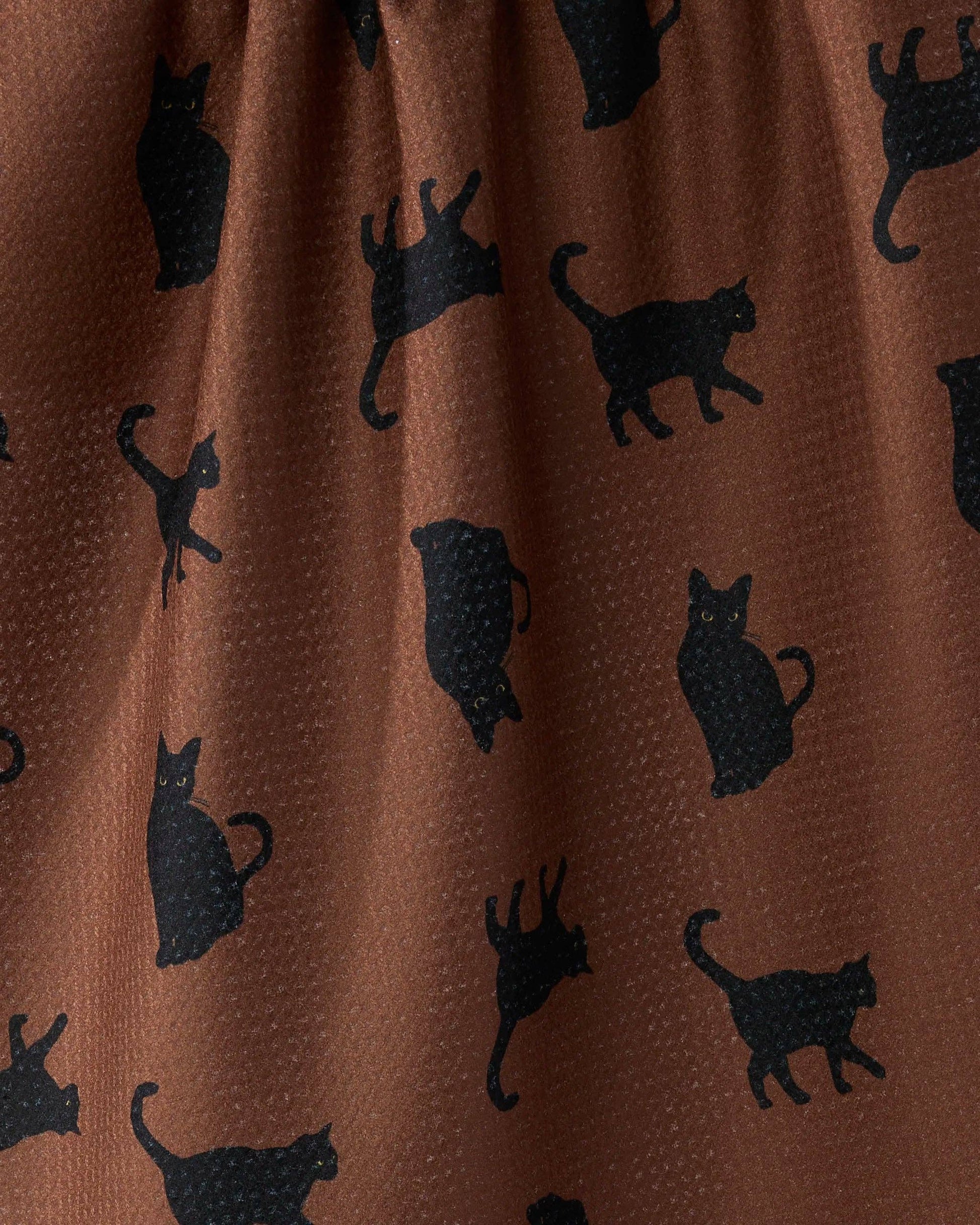 Witch's Cat Tea Towel, Feathered Farmhouse