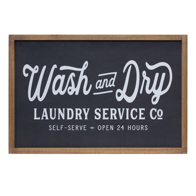 Wash + Dry Laundry Sign, The Feathered Farmhouse